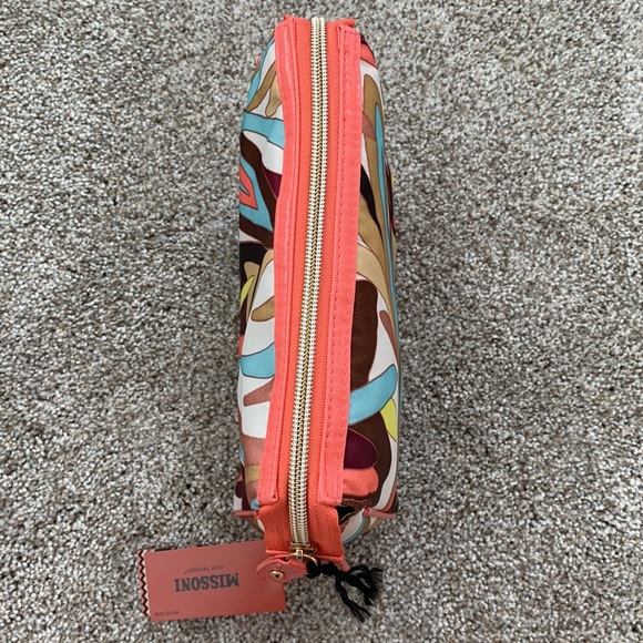 Missoni for Target colorful cosmetic bag.